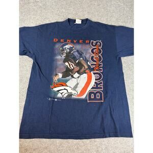 Vintage 90s 1997 Denver Broncos Terrell Davis NFL T-Shirt Mens XL Sportswear